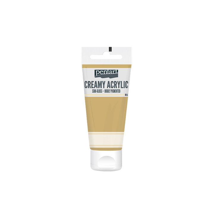 Kremowa farba akrylowa półmatowa Pentart 60 ml – kremowa