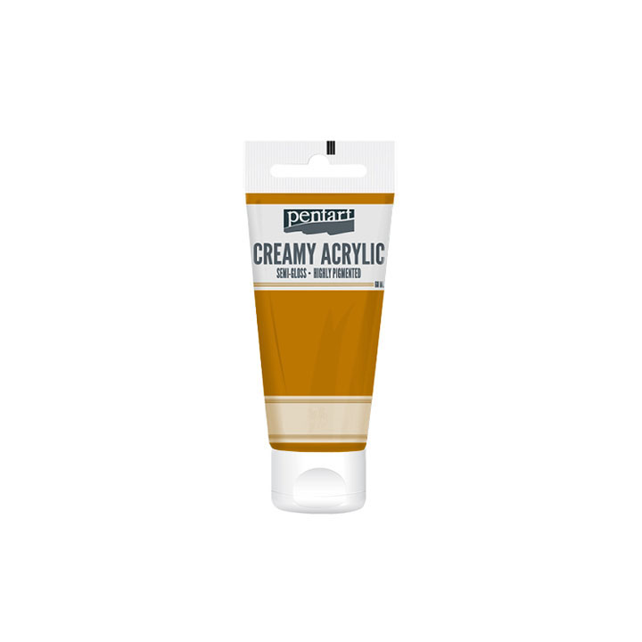 Kremowa farba akrylowa półmatowa Pentart 60 ml | różne odcienie