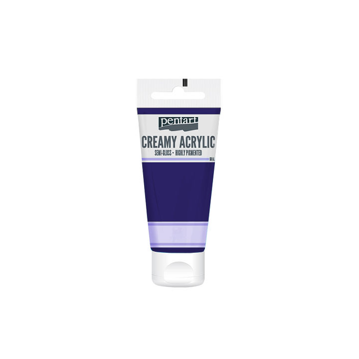 Kremowa farba akrylowa półmatowa Pentart 60 ml | różne odcienie