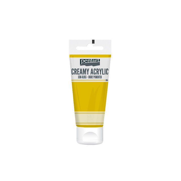 Kremowa farba akrylowa półmatowa Pentart 60 ml | różne odcienie