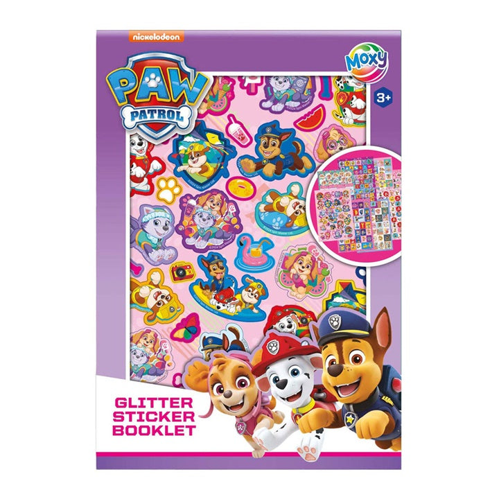 Książeczka z brokatowymi naklejkami Paw Patrol A5 | Artmie