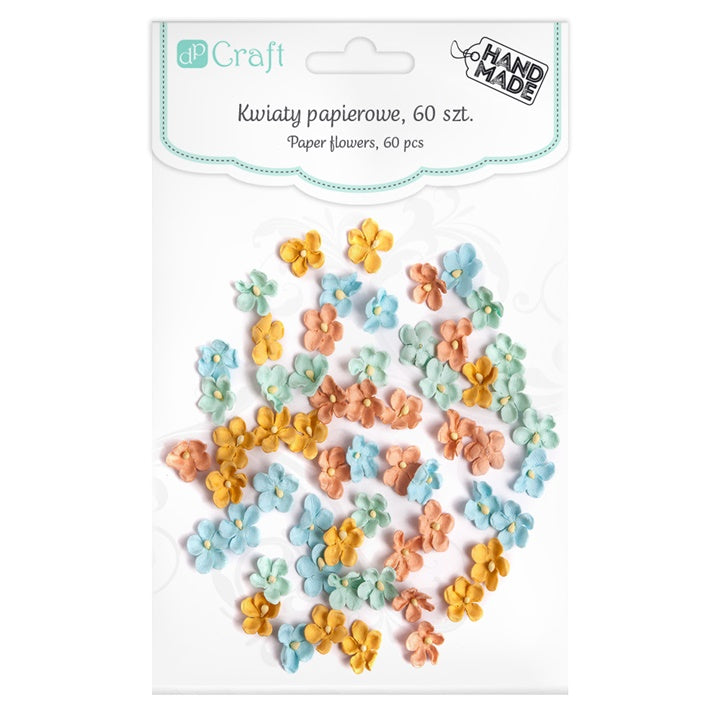 Kwiaty papierowe handmade / 60 szt | Artmie