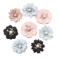 Kwiaty papierowe handmade / 8 szt | Artmie