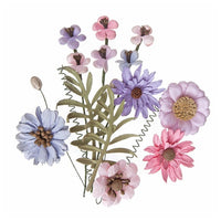 Kwiaty papierowe - Pink & Lavender / 12 szt | Artmie