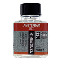 Lakier akrylowy z efektem satynowym AMSTERDAM 75 ml | Artmie