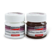 Lakier do delikatnych spękań dwuskładnikowy  PENTART / 2 x 50 ml | Artmie