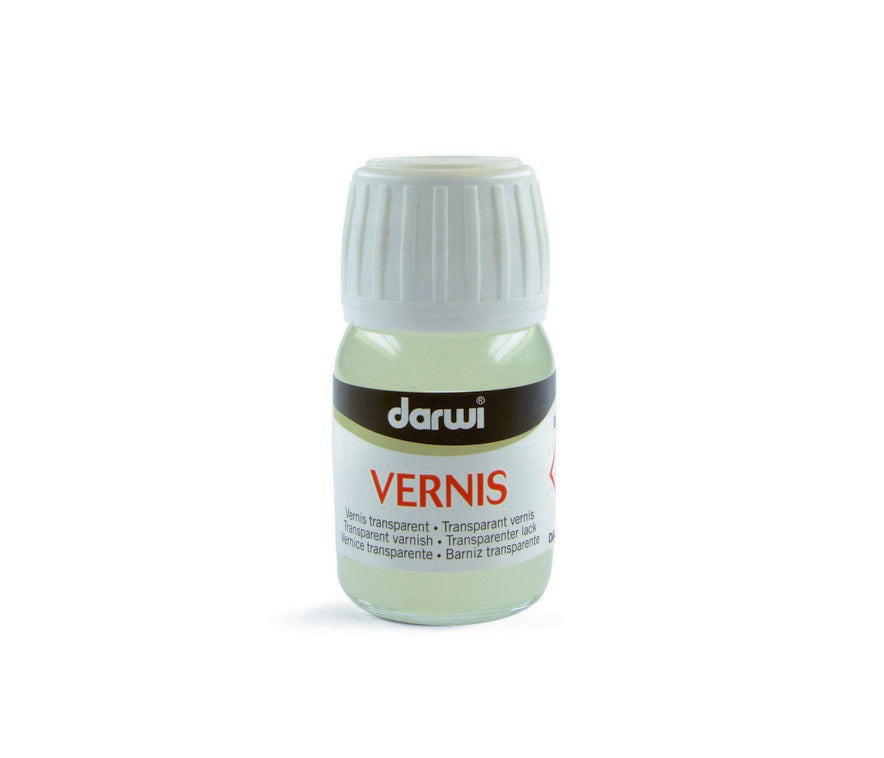 Lakier satynowy DARWI - VERNIS TRANSPARENT SATINE / 30 ml | Artmie