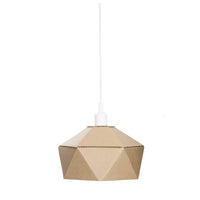 Lampa z kartonu DIY - szara oprawka / 30 x 16 cm | Artmie
