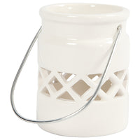 Lampion ceramiczny biały / 2 szt | Artmie