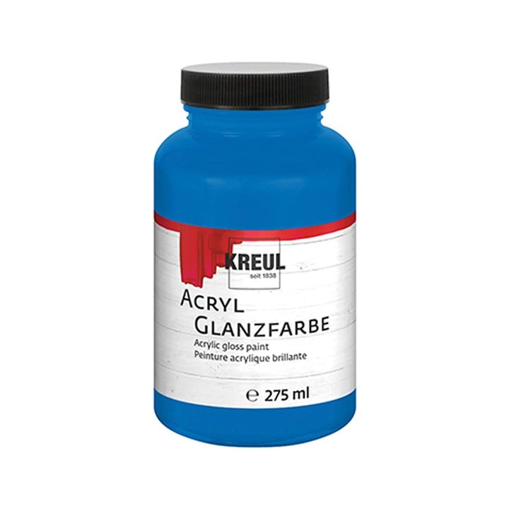 Błyszcząca farba akrylowa Kreul 275 ml – Niebieska