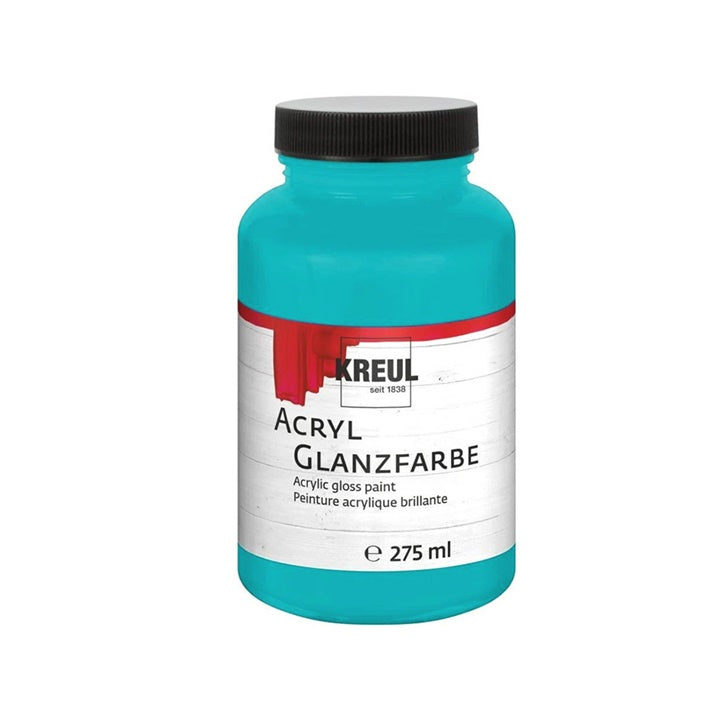 Błyszcząca farba akrylowa Kreul 275 ml – Turkusowa