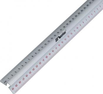 Linijka aluminiowa Leniar z uchwytem 20 cm | Artmie