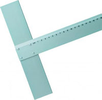 Linijka aluminiowa z ogranicznikiem 70cm LENIAR | Artmie