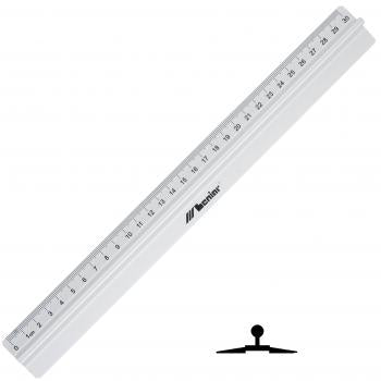Linijka aluminiowa z uchwytem LENIAR 30 cm | Artmie