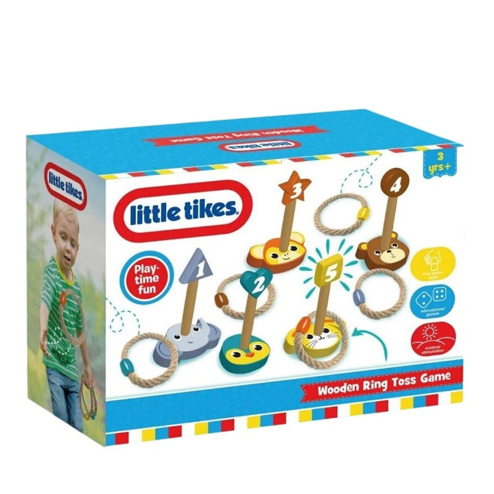 LITTLE TIKES drewniana gra w rzucanie pierścieniami | Artmie
