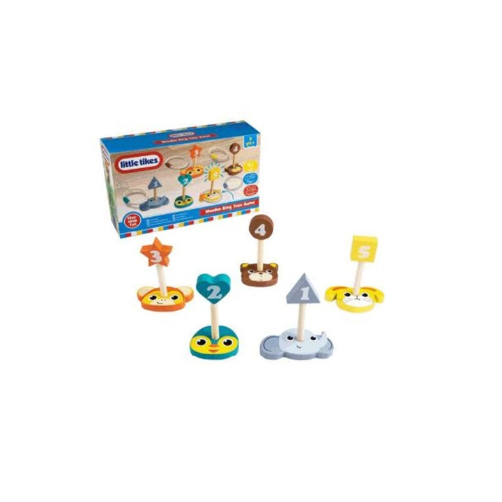 LITTLE TIKES drewniana gra w rzucanie pierścieniami | Artmie