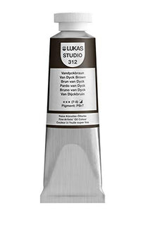 Farba olejna DALER ROWNEY Lukas Studio 37 ml – Van Dyck Brown