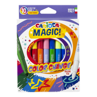 Magiczne flamastry zmieniające kolor Carioca, 10 szt., miks kolorów