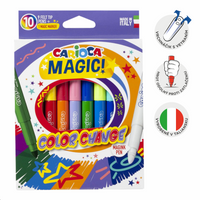 Magiczne flamastry zmieniające kolor Carioca, 10 szt., miks kolorów