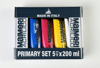Maimeri Acrilico zestaw farb akrylowych Primary 200 ml
