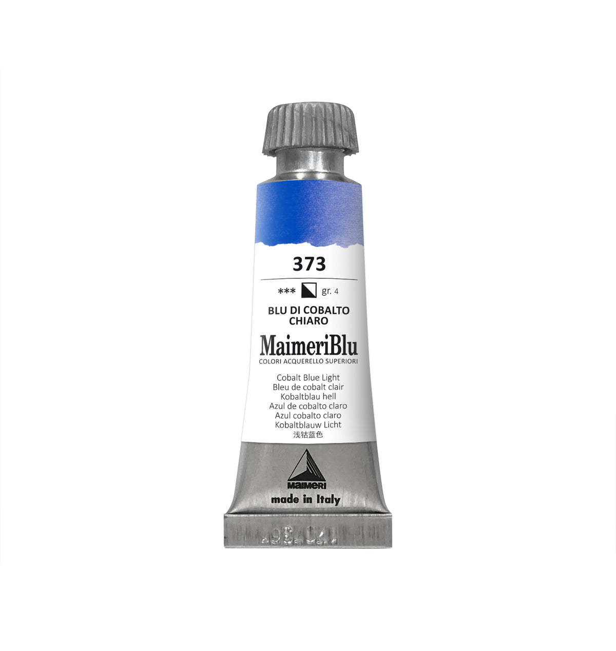 Profesjonalna farba akwarelowa MAIMERI Maimeri Blu 12 ml – Błękit kobaltowy jasny