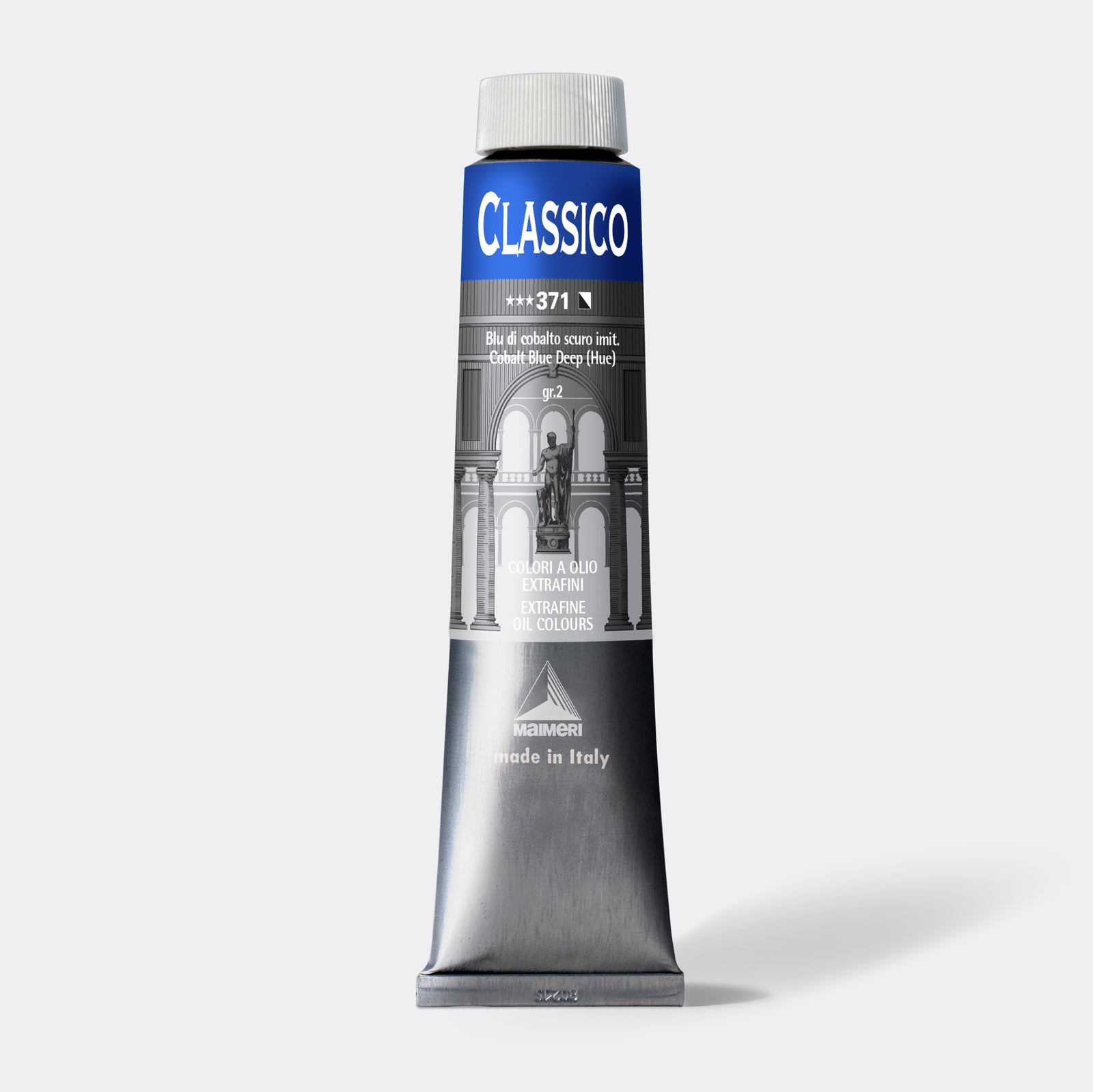 Farba olejna Maimeri Classico 200 ml – Błękit kobaltowy ciemny imitacja