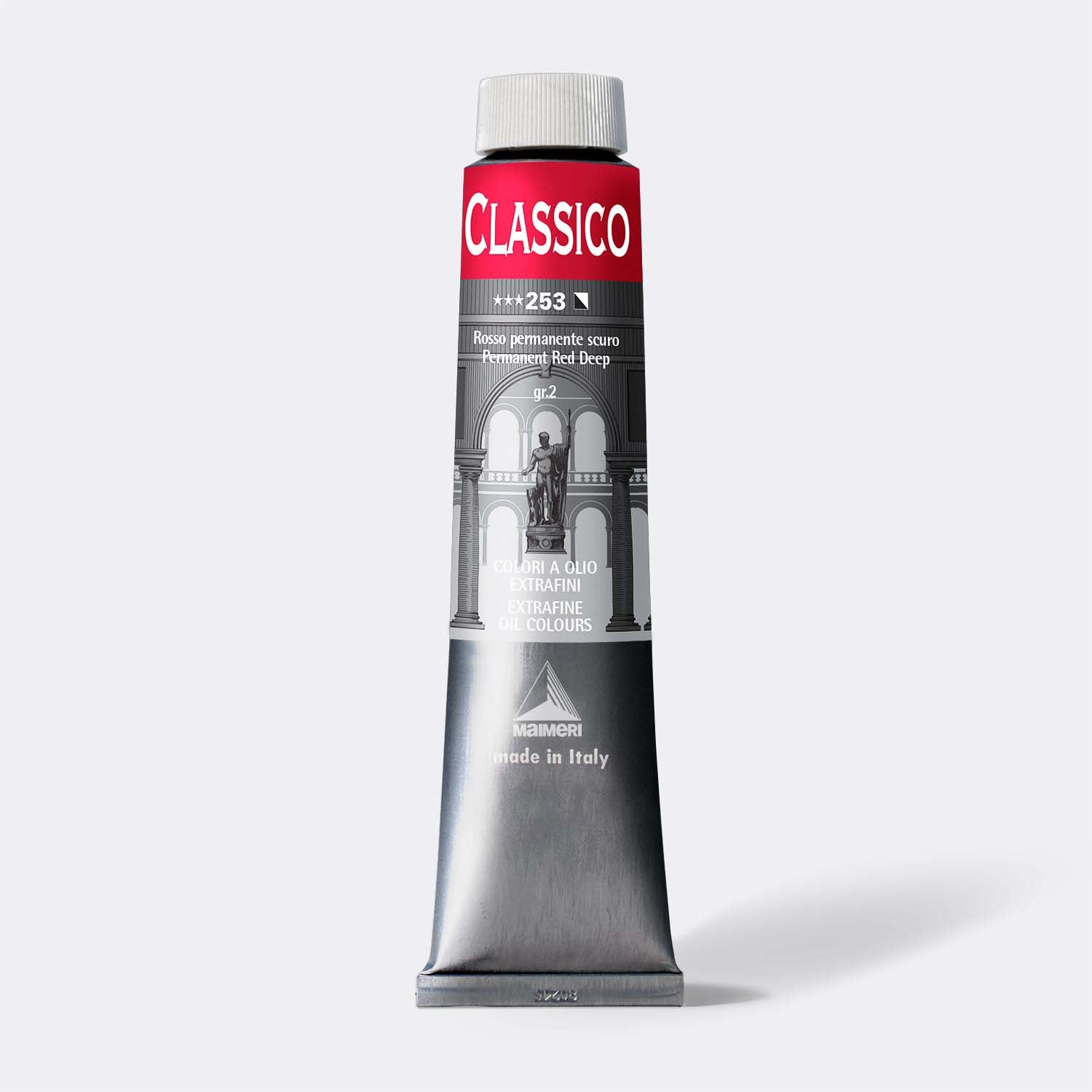 Farba olejna Maimeri Classico 200 ml – Czerwień trwała ciemna
