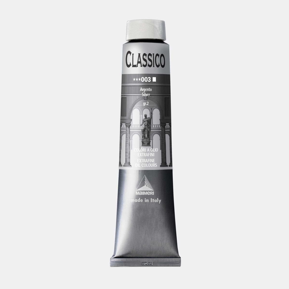 Farba olejna Maimeri Classico 200 ml – Srebro