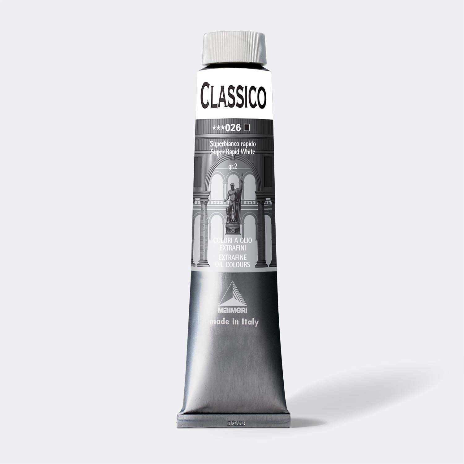 Farba olejna Maimeri Classico 200 ml – Biel super szybkoschnąca