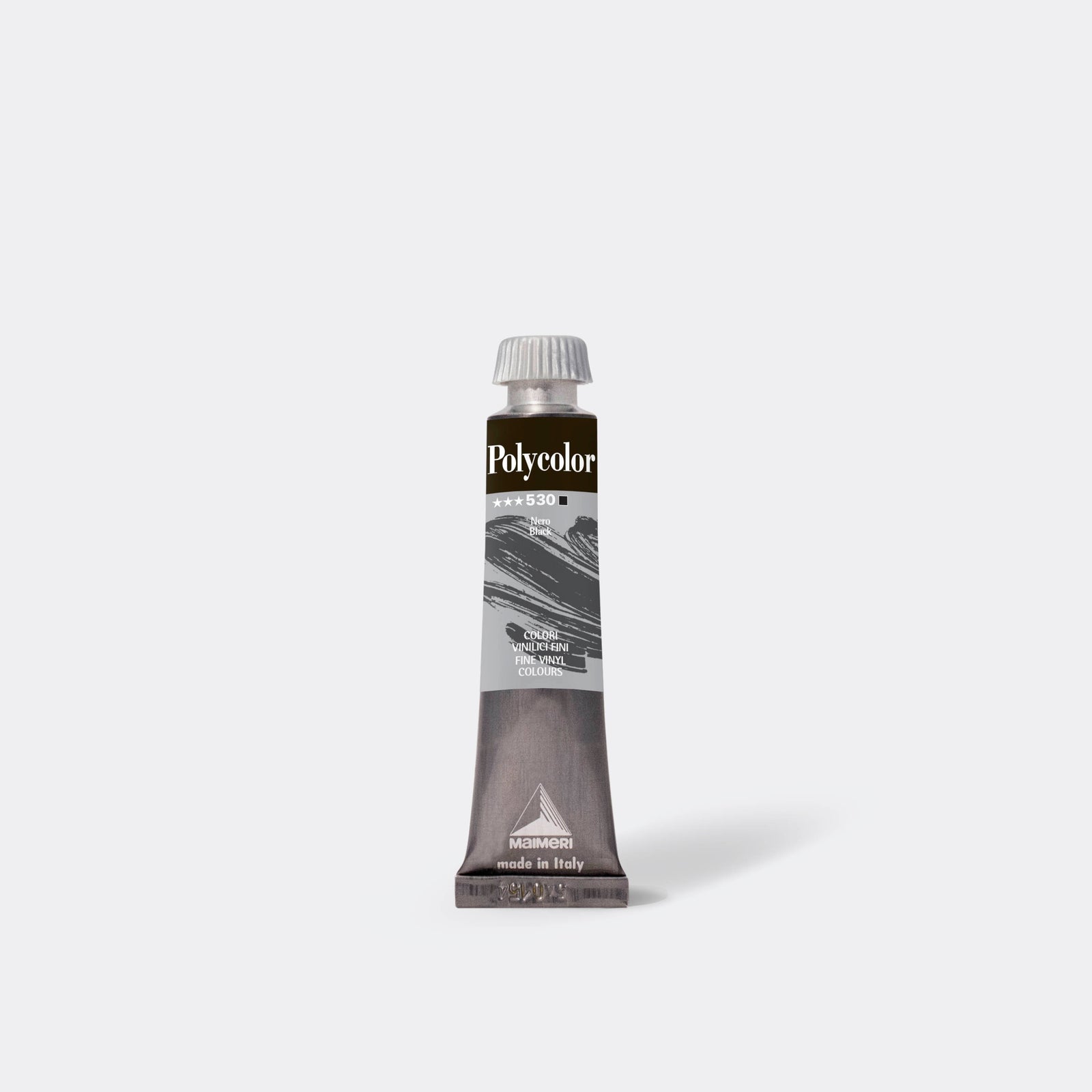 Drobnoziarnista farba akrylowa MAIMERI Polycolor 20 ml – Czarny