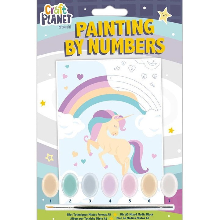 Malowanie po numerach dla dzieci Craft Planet | różne obrazki | Artmie