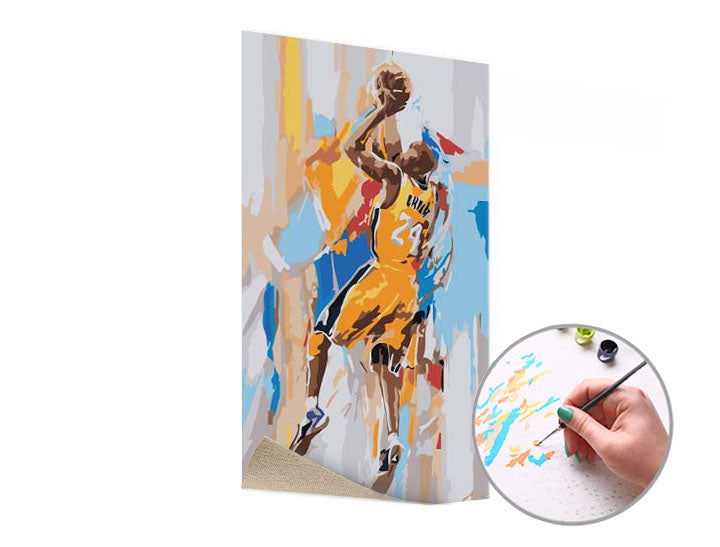 Malowanie po numerach KOBE BRYANT 24