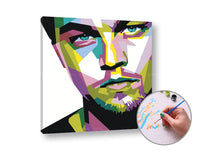 Malowanie po numerach LEONARDO DICAPRIO | niski poziom trudności | Artmie