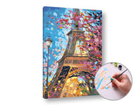 Malowanie według liczb EIFFEL TOWER | wysoki poziom trudności | Artmie