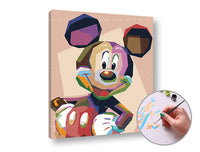 Malowanie według liczb MICKEY MOUSE | niski poziom trudności | Artmie