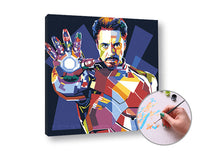 Malowanie według numerów IRONMAN | niski stopień trudności | Artmie