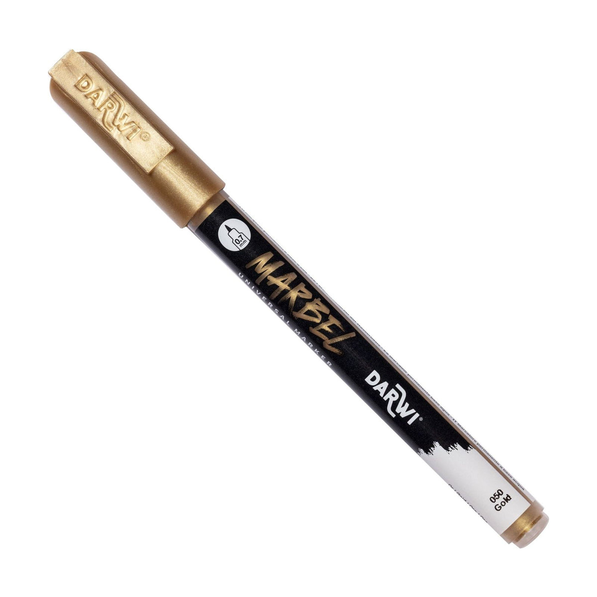 Marker akrylowy DARWI Marbel 0,7 mm – Złoty