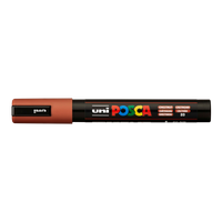 Marker akrylowy Posca PC-5M, 1,8 – 2,5 mm, kasztanowy (20)