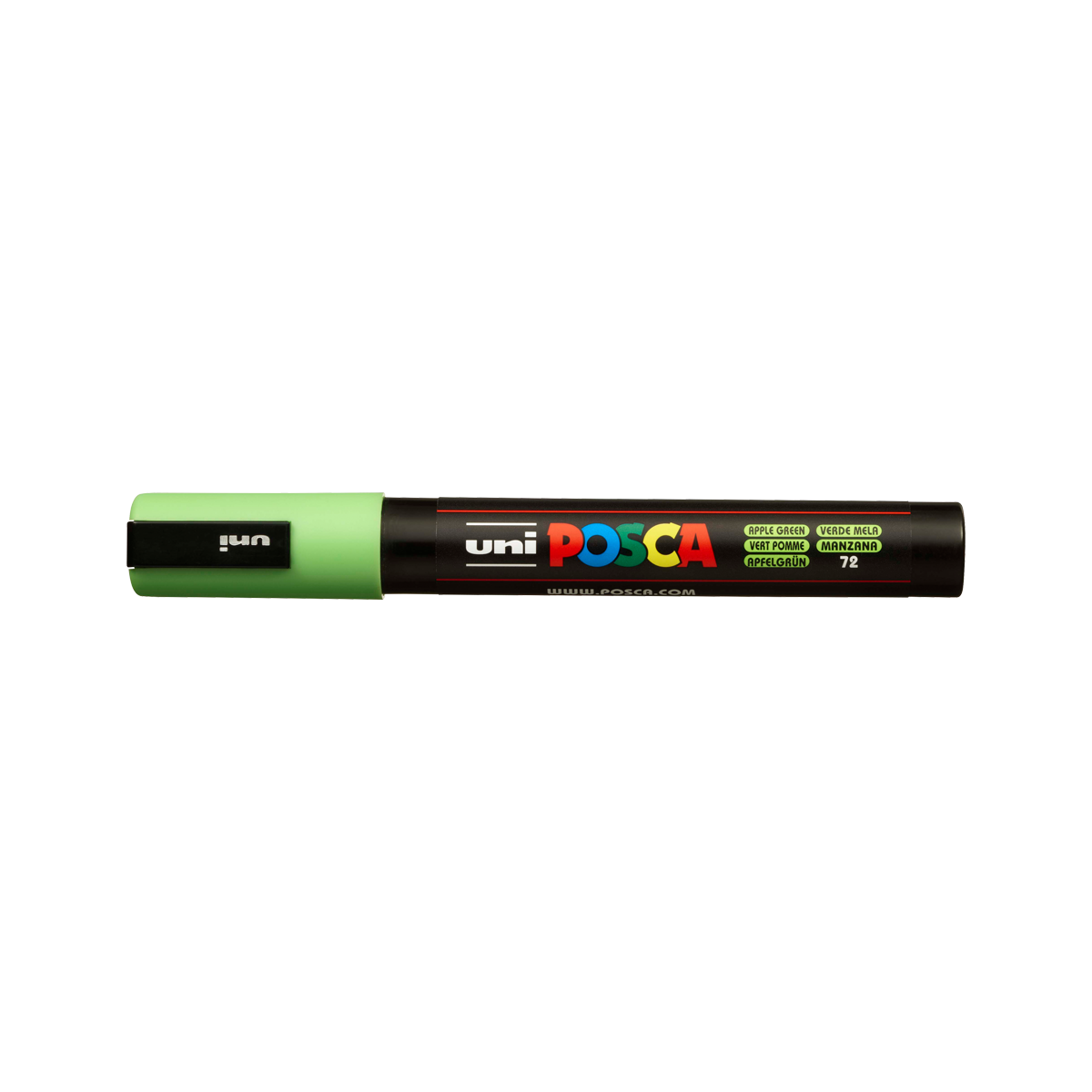 Marker akrylowy Posca PC-5M, 1,8 – 2,5 mm, zielone jabłuszko (72)
