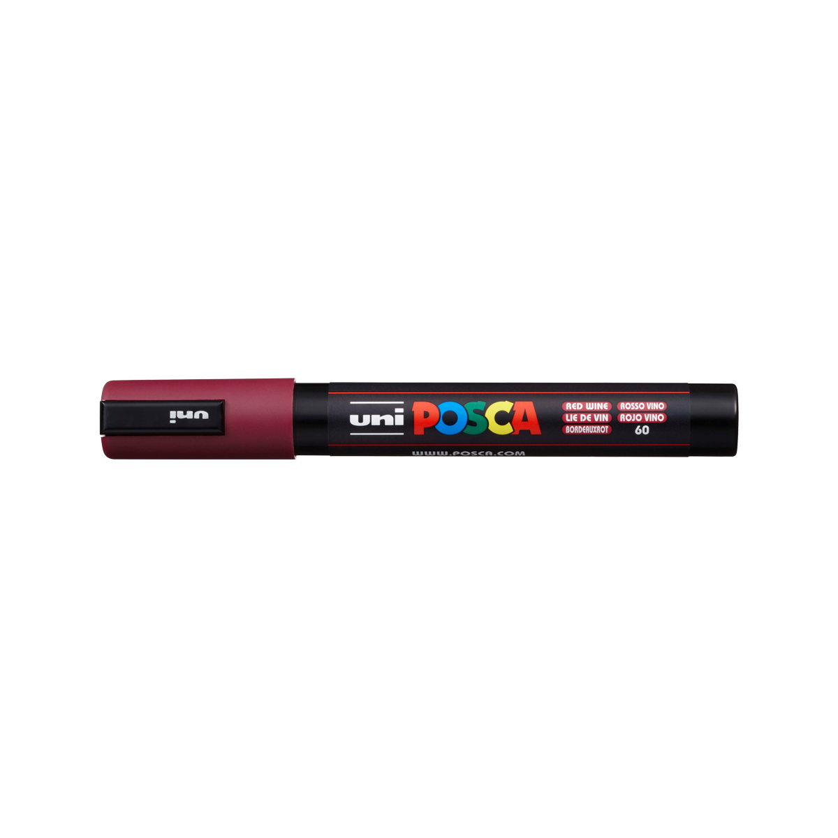 Marker Posca PC-5M, 1,8 - 2,5 mm, bordowy (60)