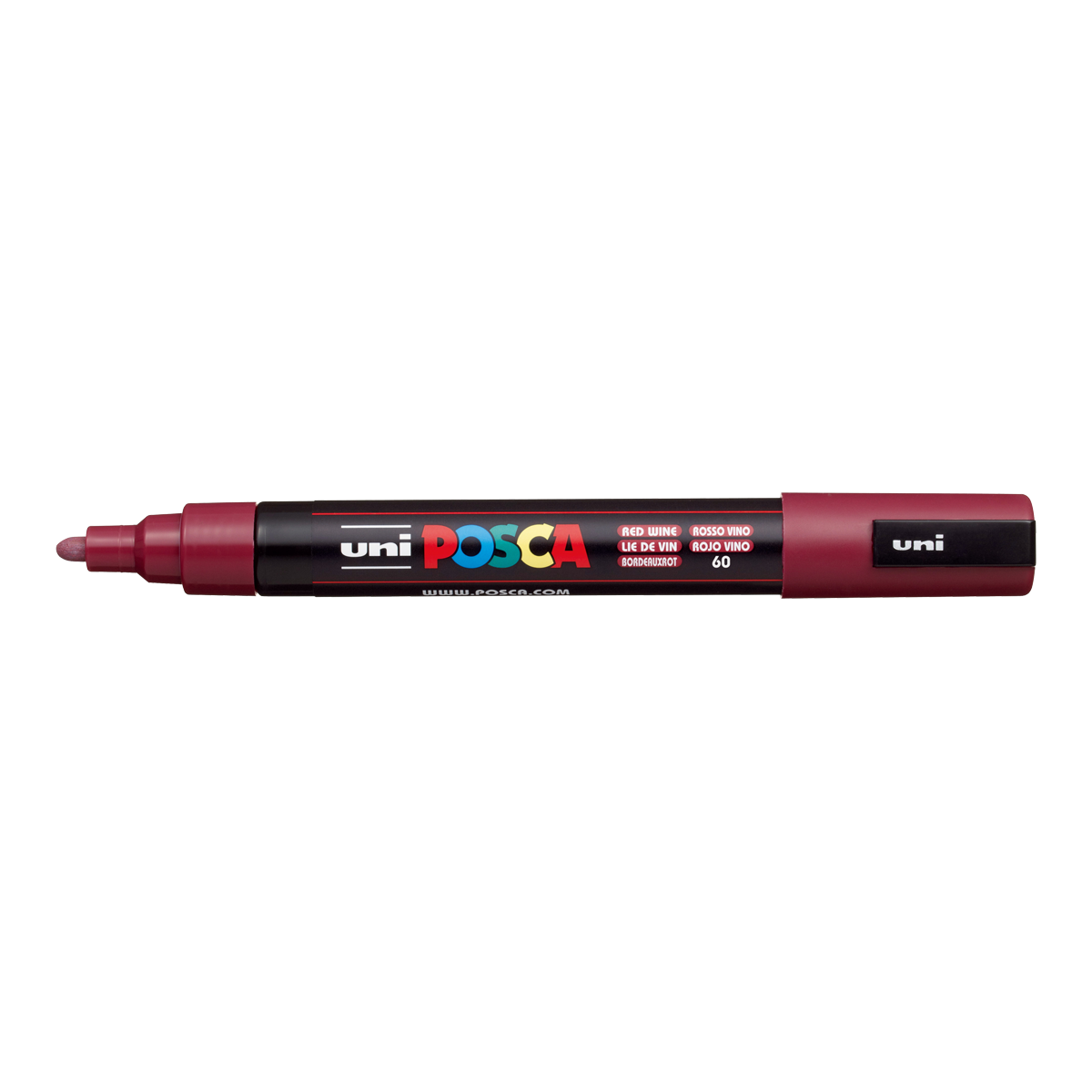 Marker Posca PC-5M, 1,8 - 2,5 mm, bordowy (60)