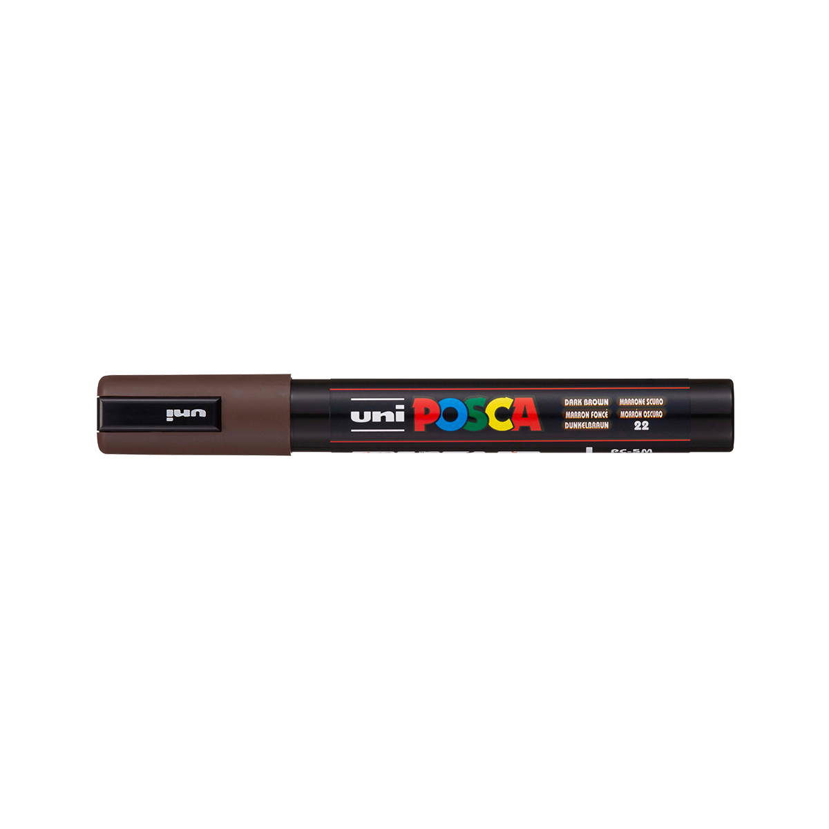 Marker Posca PC-5M, 1,8 – 2,5 mm, ciemnobrązowy (22)
