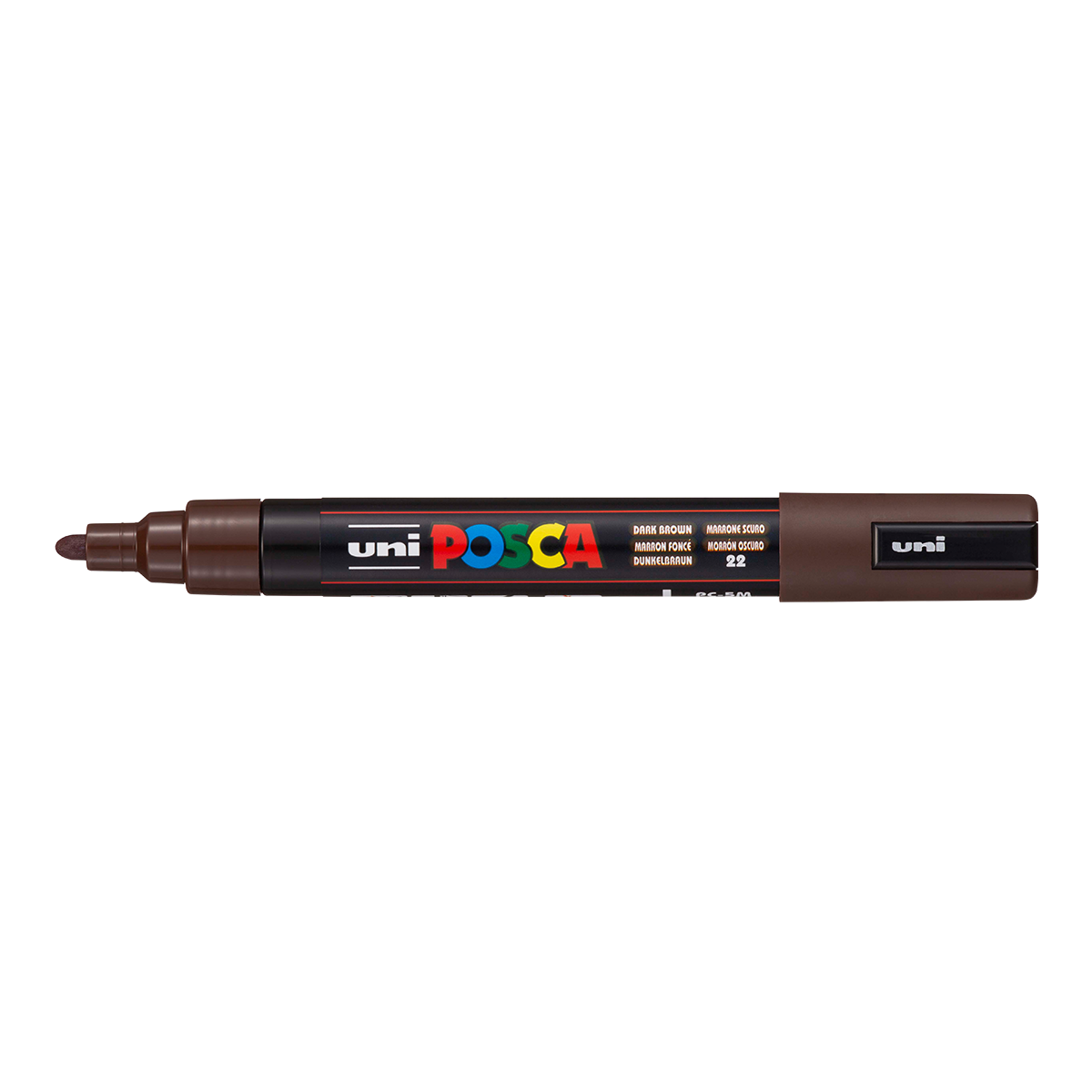 Marker Posca PC-5M, 1,8 – 2,5 mm, ciemnobrązowy (22)