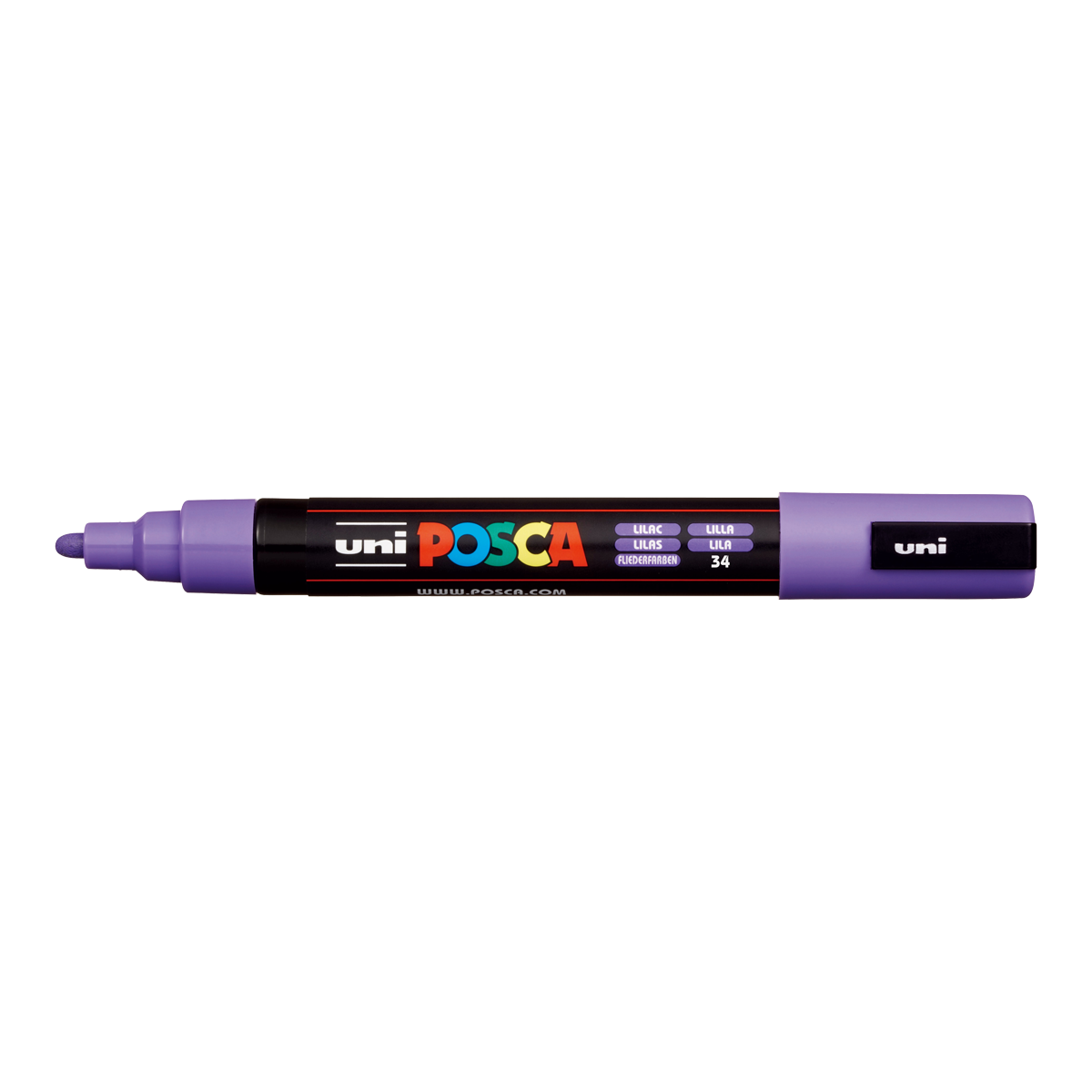 Marker Posca PC-5M, 1,8 – 2,5 mm, liliowy (34)