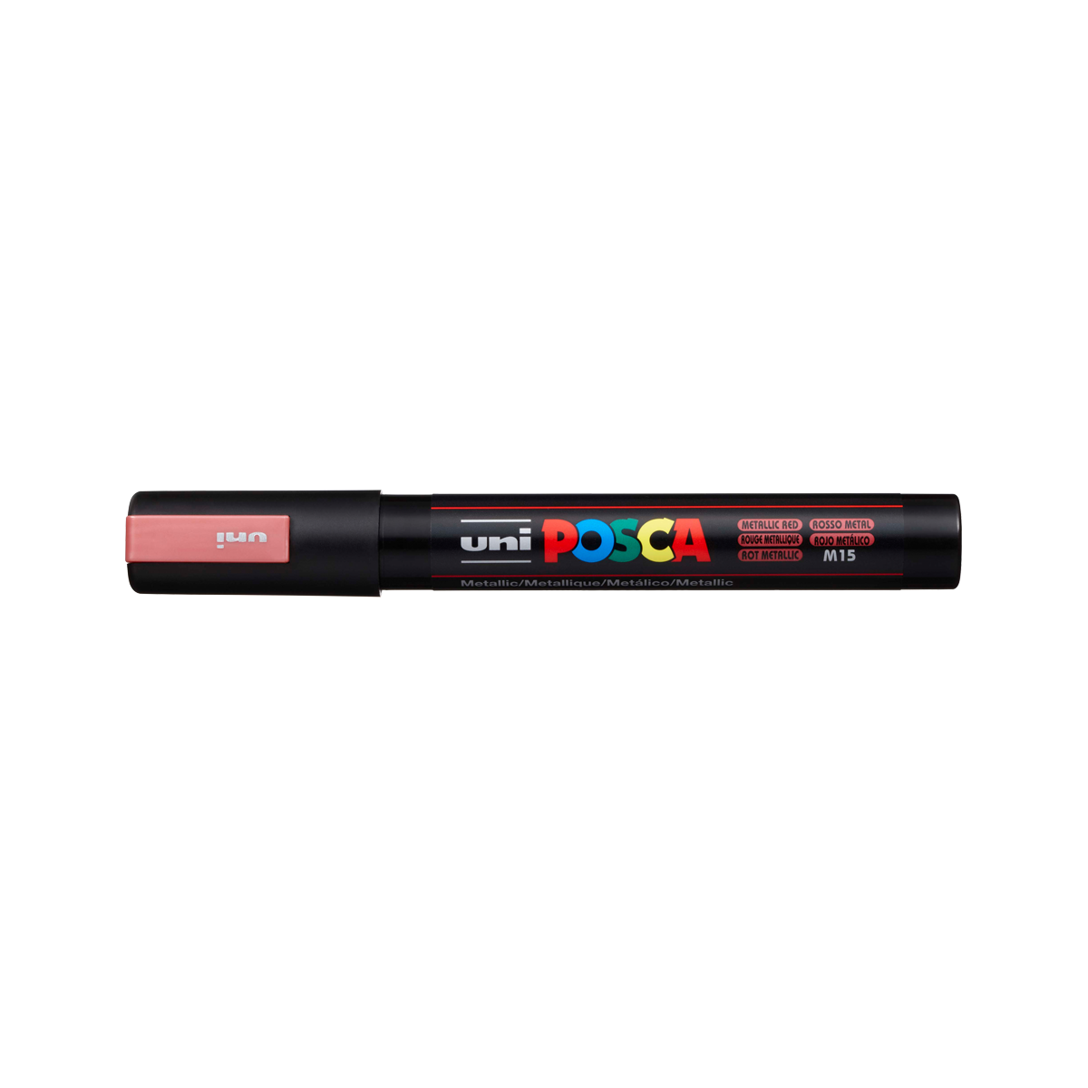 Marker Posca PC-5M, 1,8 – 2,5 mm, metaliczna czerwień (M15)