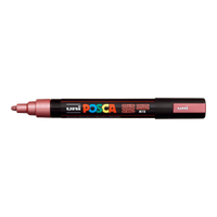 Marker Posca PC-5M, 1,8 – 2,5 mm, metaliczna czerwień (M15)