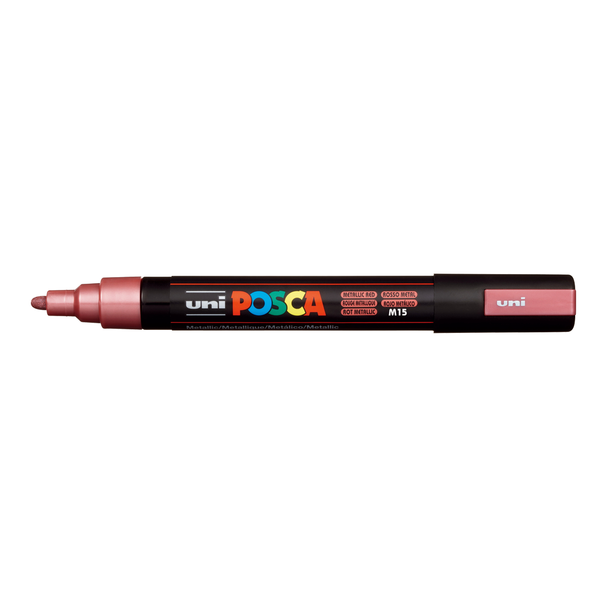 Marker Posca PC-5M, 1,8 – 2,5 mm, metaliczna czerwień (M15)