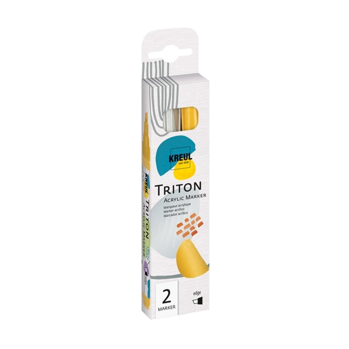 Markery akrylowe Solo Goya TRITON silver / gold zestaw 2 szt. | Artmie
