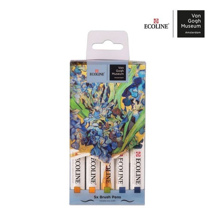 Markery akwarelowe Ecoline Brush Pen -  Van Gogh Museum / 5 szt | Artmie