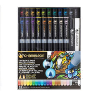 Markery Chameleon zestaw 22 szt    dodatki | Artmie